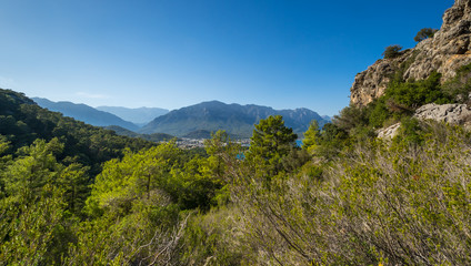The coast of Mediterranean sea