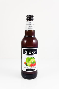 Alska strawberry and lime cider produced in Sweden by the Swedish Cider Company