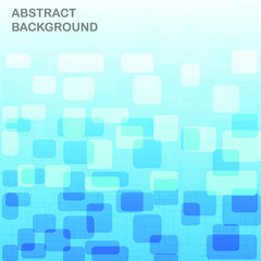 Rectangular pattern at a blue background