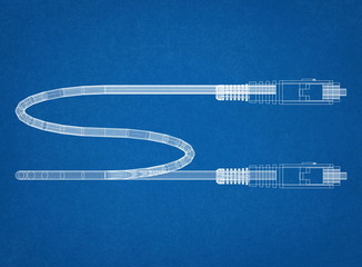 Optic Fiber Cable blueprint