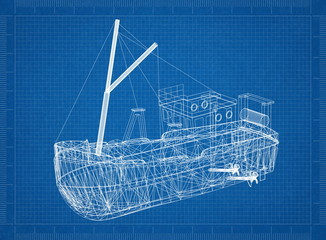 Fishing Boat blueprint