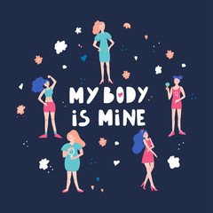 Women rights concept