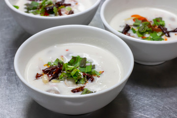 tum kar kai (curry coconut milk)thai food