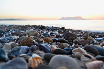 Obraz premium orilla rocosa