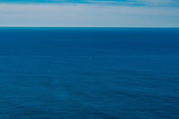 panorama of the cliffs and roads of California on the Pacific coast