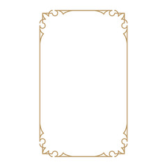 Vintage frame border. Decorative frames. Border for greeting card or other design. Vector.