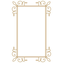 Vintage frame border. Decorative frames. Border for greeting card or other design. Vector.