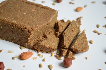 Halva with nuts