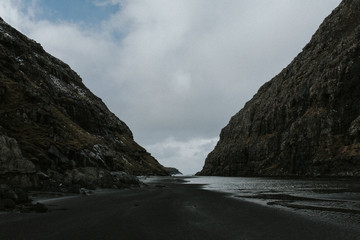 mountains and lake