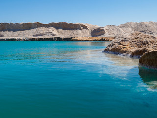 salt lake at siwa oasis