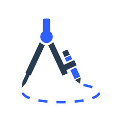 Compass, direction icon