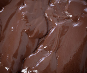 background of liquid chocolate