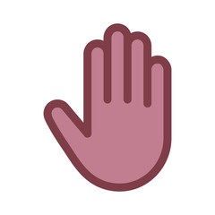 Hand Line Icon 