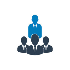 Business Leader Icon. Editable Vector Symbol Illustration.