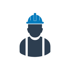 Engineer Icon. Editable Vector Symbol Illustration.