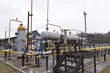 Derzhiv natural gas pump station, Lviv region, Ukraine. 