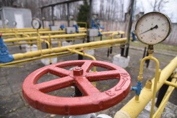 Derzhiv natural gas pump station, Lviv region, Ukraine. 