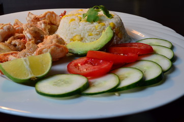 Camarones al mojo de ajo