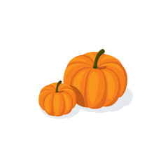Pumpkins vector 3d isometric, color web icon, new flat style. Creative illustration design, idea for infographics.