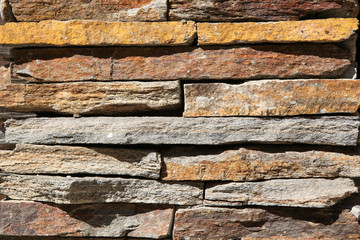 Image Of Stone Tilled Wall Texture Background.