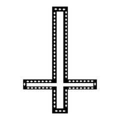 Goat headed demon,Upside down cross,Baphomet,Satan