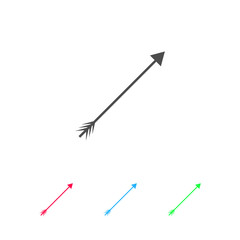 Arrow icon flat.