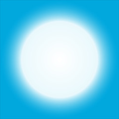 Light blue colored illustration background with a radial gradient of white for various concepts and themes.	