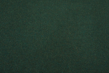 Dark Green Non-Plain Woolen Fabric