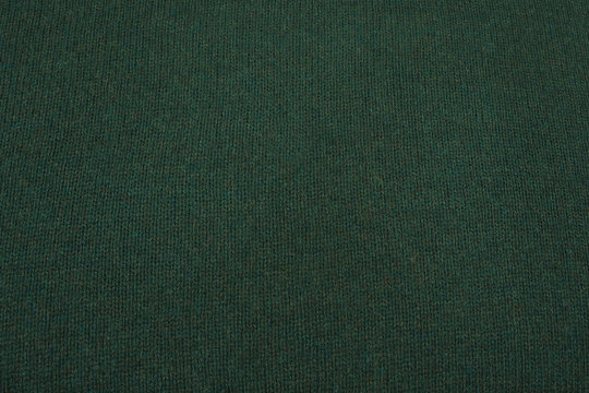 Dark Green Non-Plain Woolen Fabric