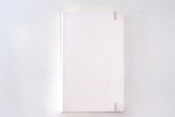 Top view collection of notebook front