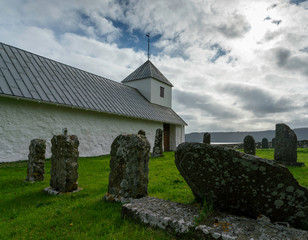 Kirkjubøur (Danish: Kirkebø) is the southernmost village on Streymoy, Faroe Islands. The village is located on the south-west coast of Streymoy: Saint Olav's Church