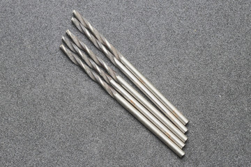 drill isolated on a dark background