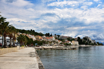 The croatian landscape in Podgora town, Dalmatia, Croatia.