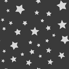 Stars seamless pattern. Star texture background.