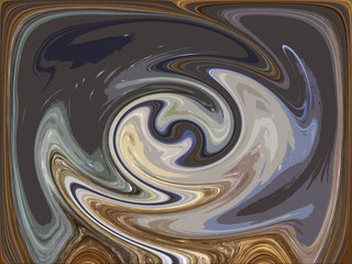 Spinning modern art digital painting