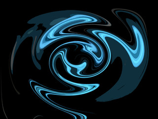 Spinning modern art digital painting