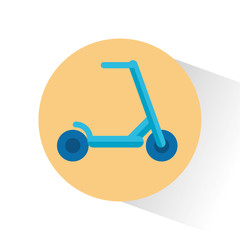 skate baby toy isolated icon