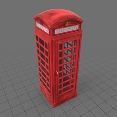 Red telephone booth