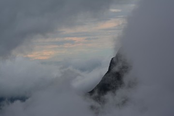 thick fog in the mountains of Brazil