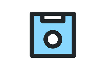 Hard disk icon design, hard drive