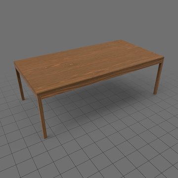 Modern wooden table 2
