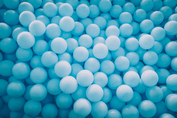Blue balloons pool