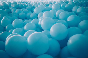 Blue balloons pool