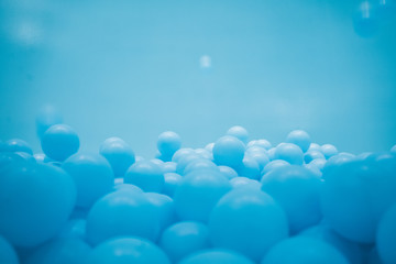 Blue balloons pool
