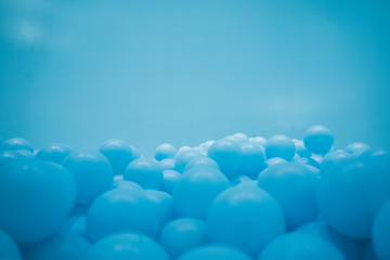 Blue balloons pool