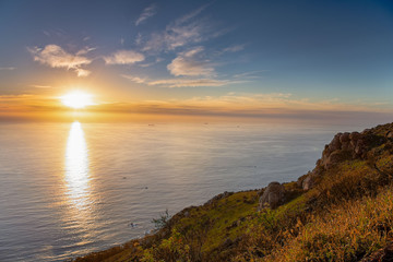 View from Lions Head, Cape Town, South Africa near Table Mountain