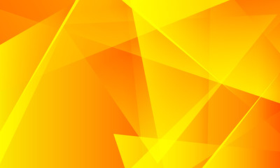 bright orange background with triangles