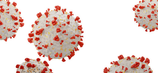 virus cell symbolic image 3d-illustration. elements of this image furnished by NASA