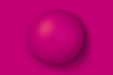 pink ball on a pink background