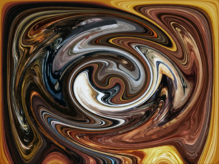 Spinning modern art digital painting
